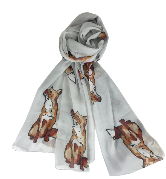 Chiffon Fox Scarf by Grays