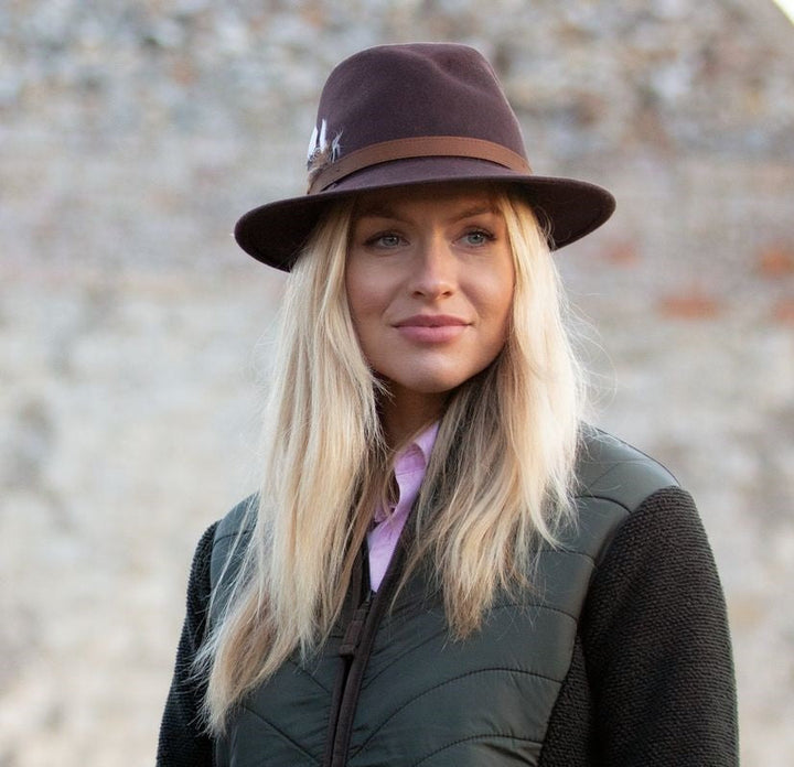 Alan Paine Richmond Felt Hat Brown