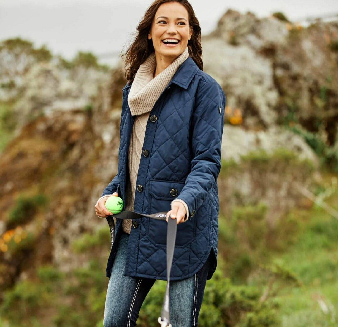 Ariat quilted jacket hot sale