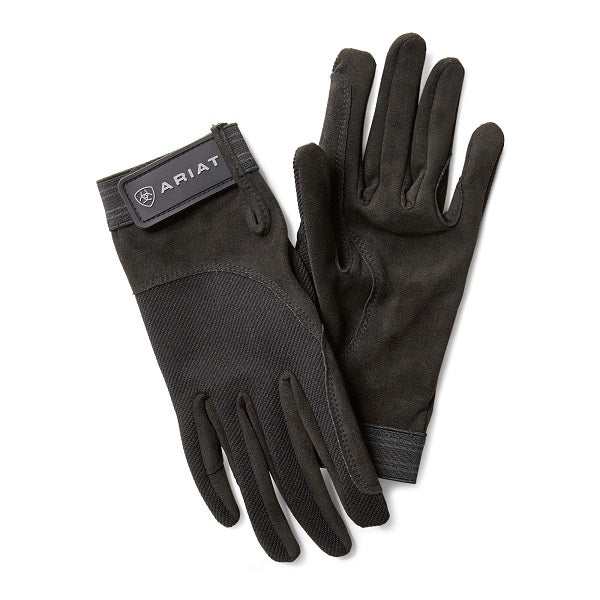 Ariat Tek Grip Riding Gloves in Black