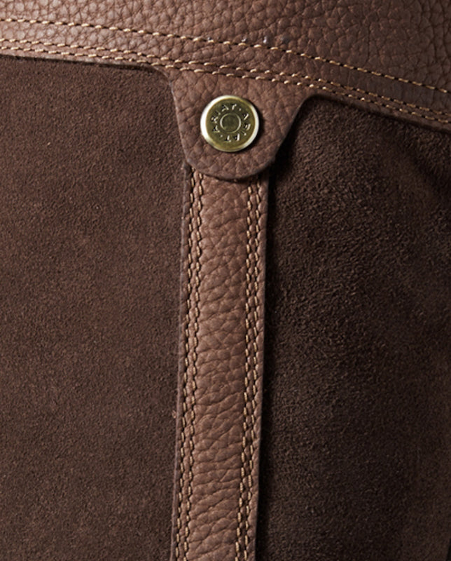 Ariat Women's Windermere close up of brown country boot