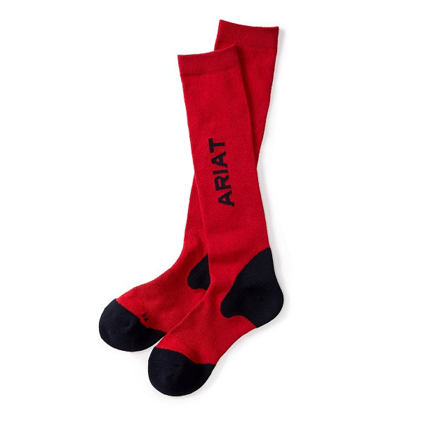 Ariat AriatTEK Performance Socks Red Navy