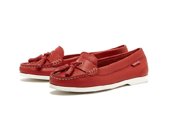 Chatham Arora Red Leather Loafer