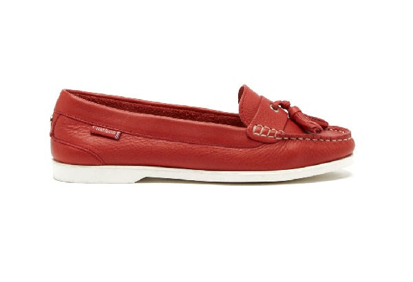 Chatham Arora Red Leather Loafer