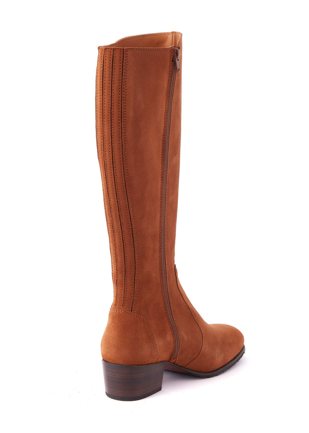 Dubarry Downpatrick Knee Hight Boot in Camel light brown suede leather for women