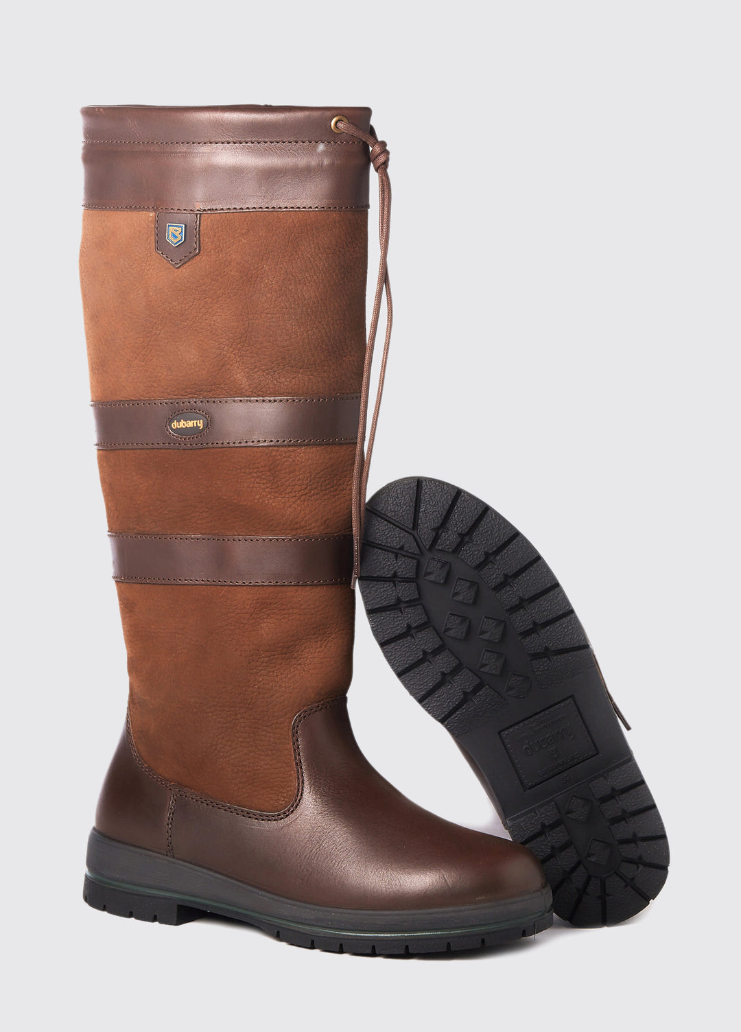Dubarry Galway Leather Country Boot Walnut
