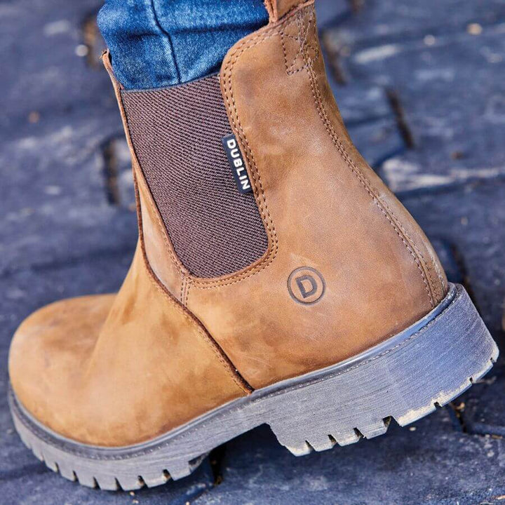 Dublin Ventura Boots III waxy brown leather ladies chelsea boots