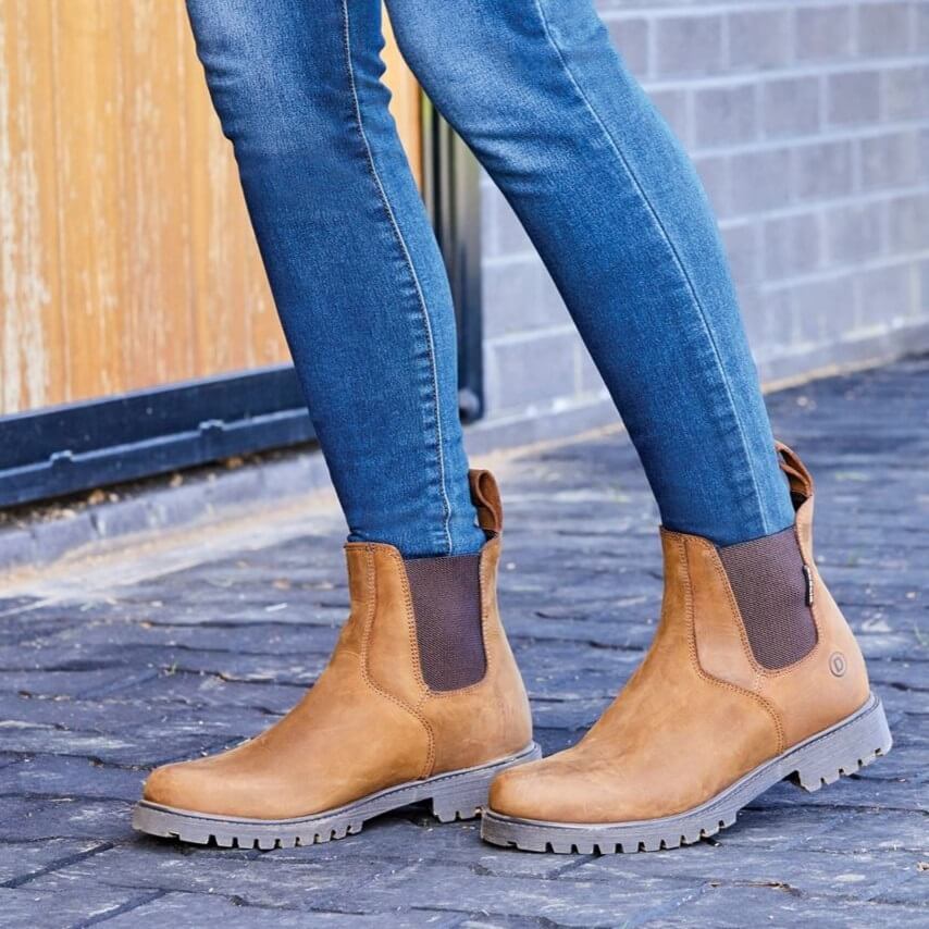 Dublin Ventura Boots III waxy borwn leather ladies chelsea boots