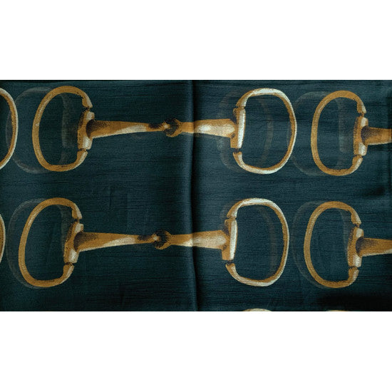 Chiffon Equestrian Snaffle Scarf by Grays Green