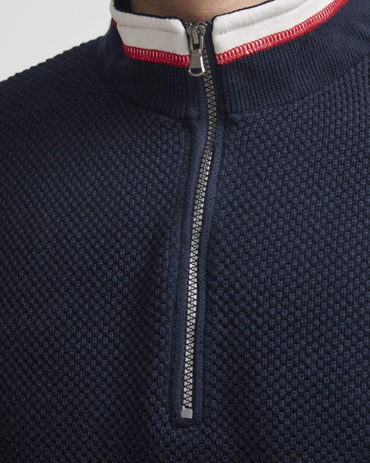 Holebrook Men's Classic WP Windproof Sweater Jumper in Navy
