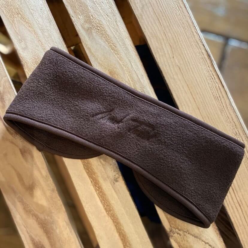 Mark Todd Ear Warmer Headbands in Chocolate Brown