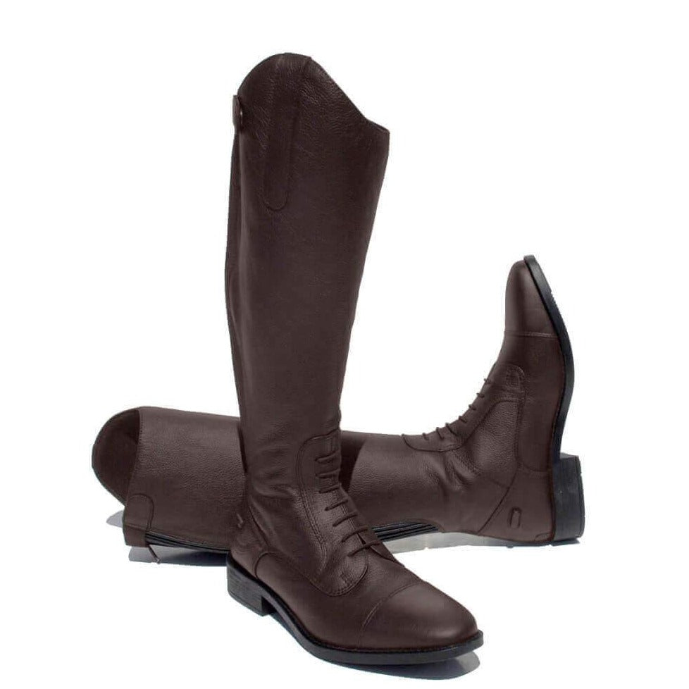 Rhinegold Extra Short Luxus Brown Leather Riding Boot – BFR