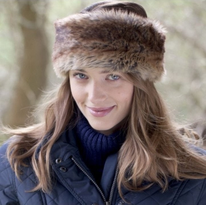 Dubarry Faux Fur Headband Chinchilla