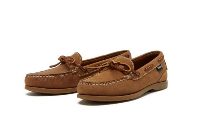 Chatham Olivia G2 Ladies Deck Shoes in Walnut Brown Leather